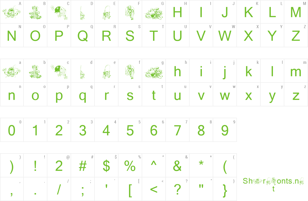 Font KR A Fishing We Go preview